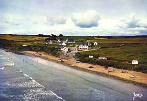 La Bretagne - Plonevez Porzay - La plage de Kervel